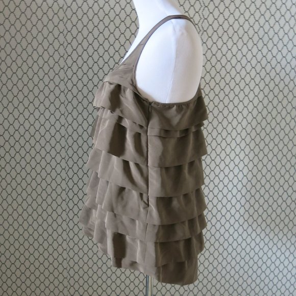 Central Park West Aritzia Racerback Ruffle Top Sml - Picture 2 of 7